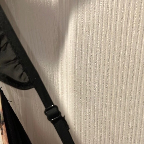 Lulus All mine black floral print high-low wrap dress size small - Picture 11 of 16